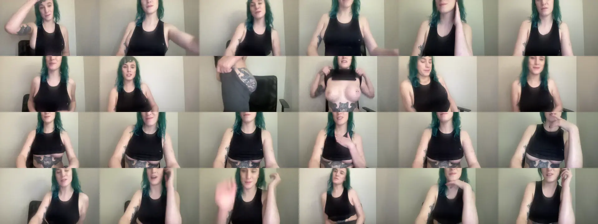 Lillysinxx photo contact sheet