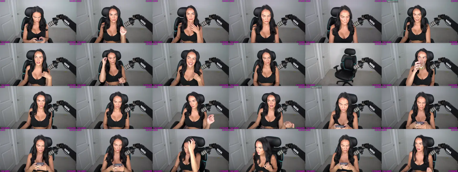 Sofiryanxoxo photo contact sheet