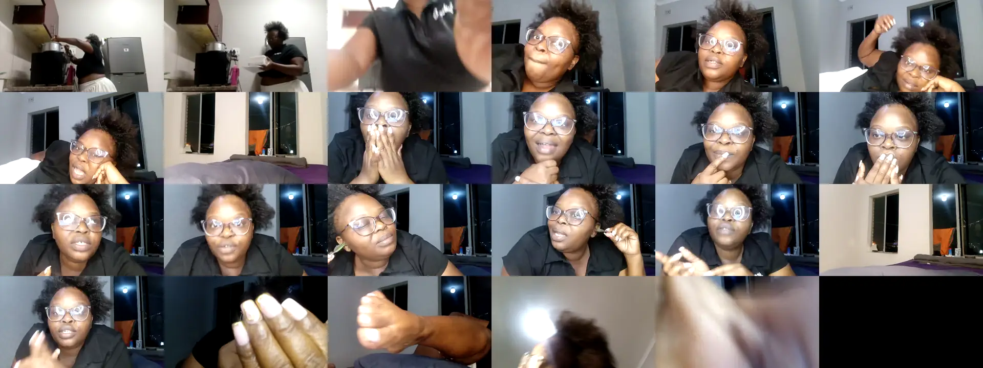 VioletcageZA photo contact sheet