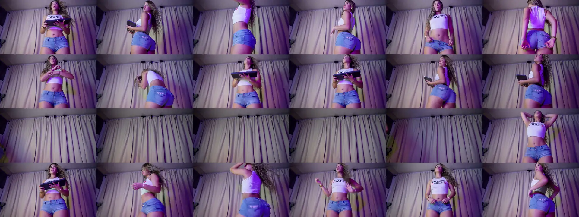 Yourbabygirrl photo contact sheet