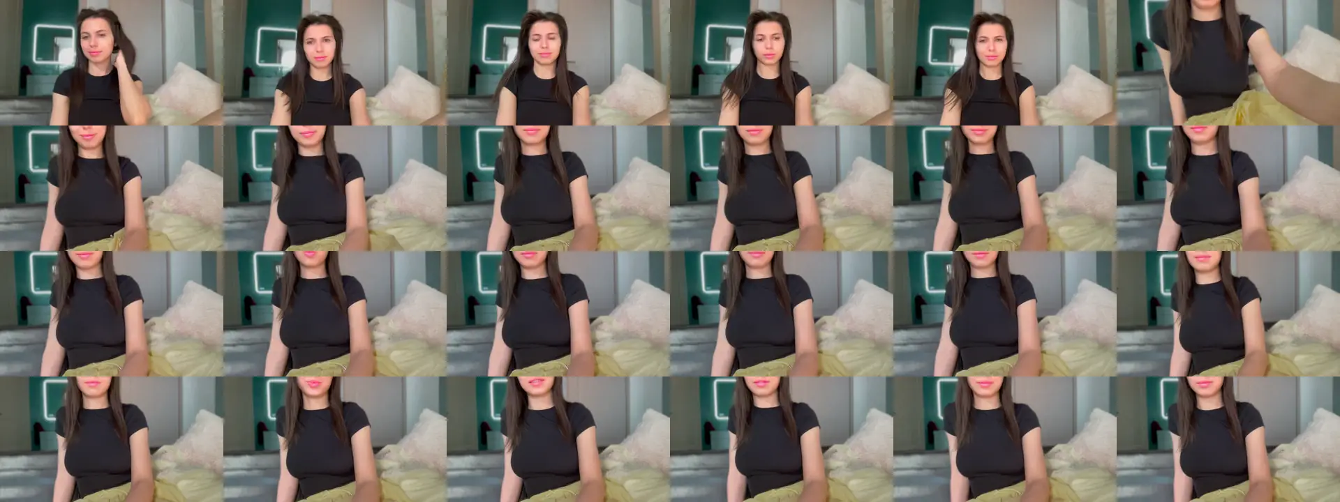 YourrrAngell photo contact sheet