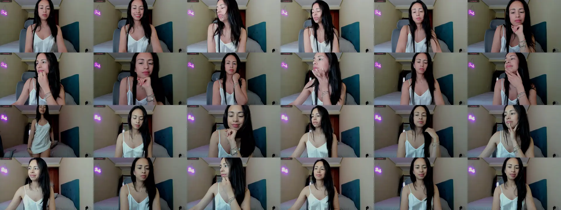 Aliicia photo contact sheet