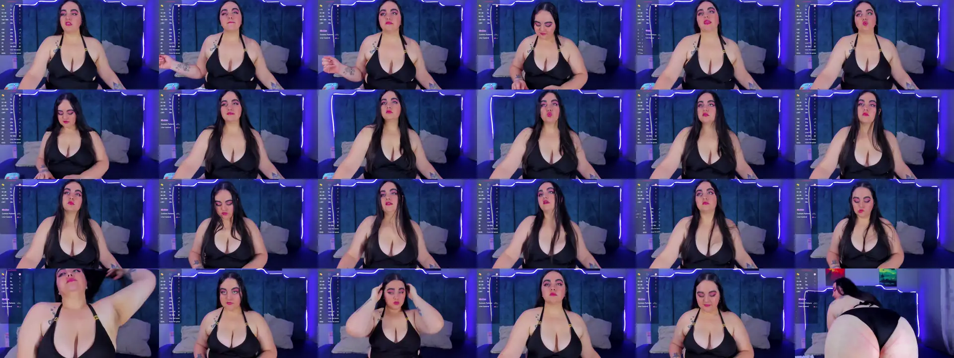 annie_sweetx_ photo contact sheet