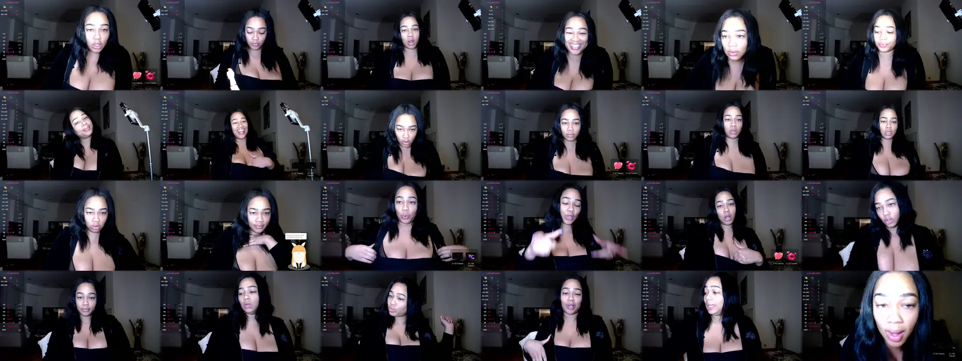 HoneyBusty69 photo contact sheet