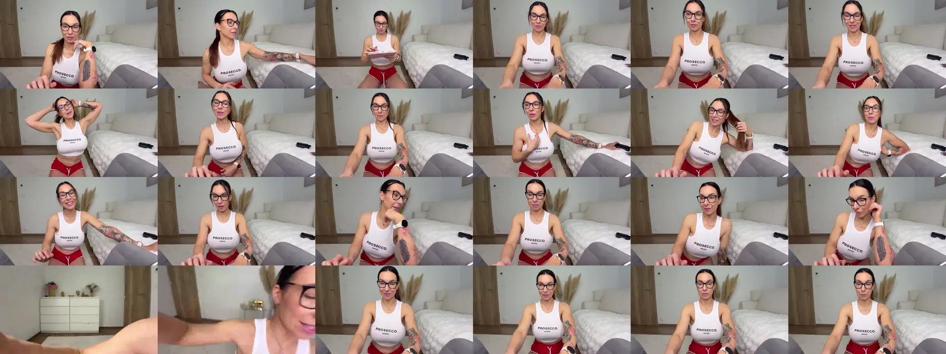 IamTess photo contact sheet