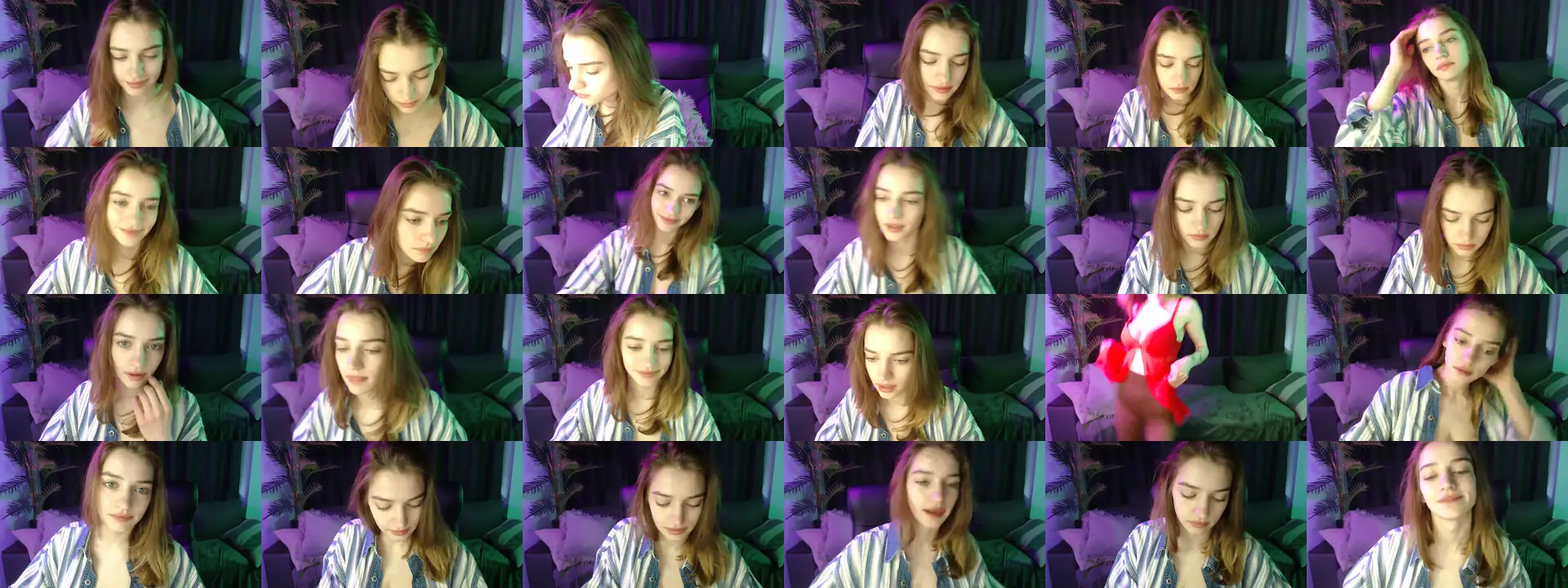 LaraMinx photo contact sheet