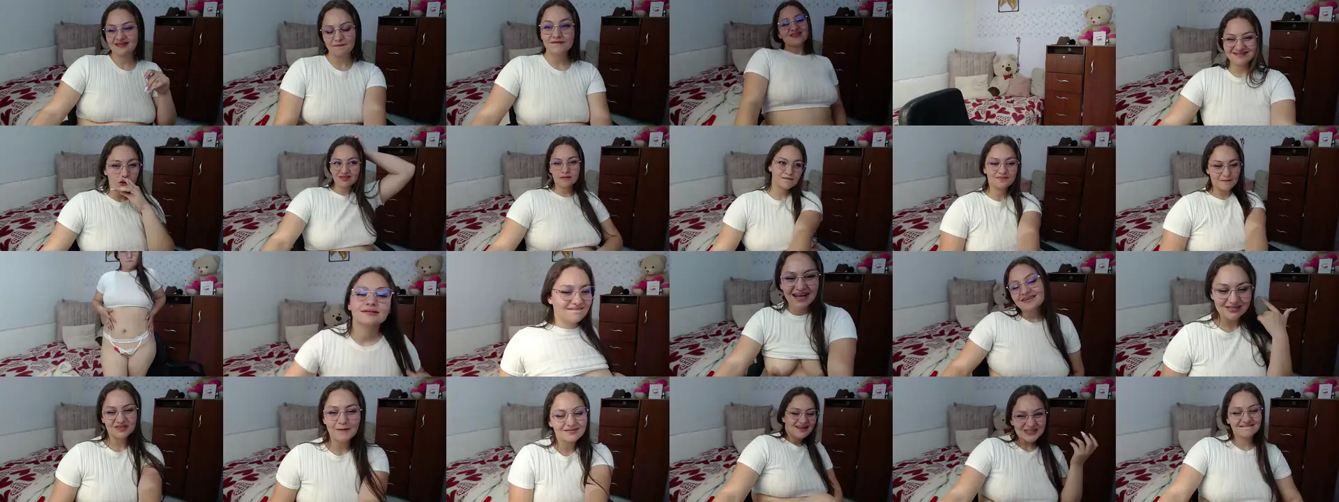 MiaLorentHott photo contact sheet