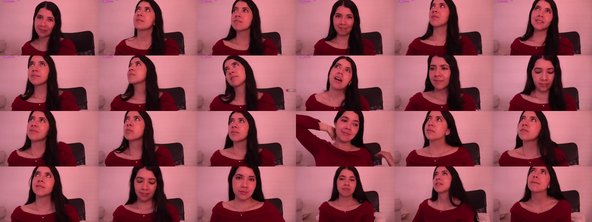 SaoriRose photo contact sheet