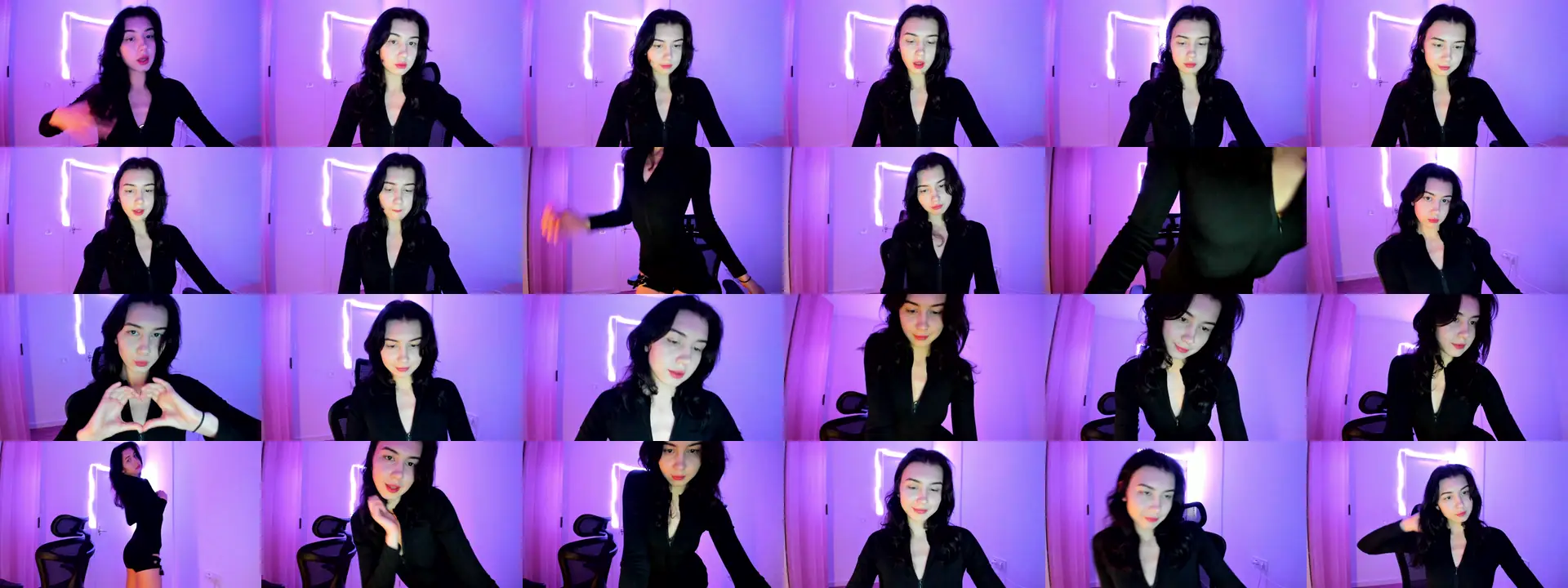 Temptressy photo contact sheet