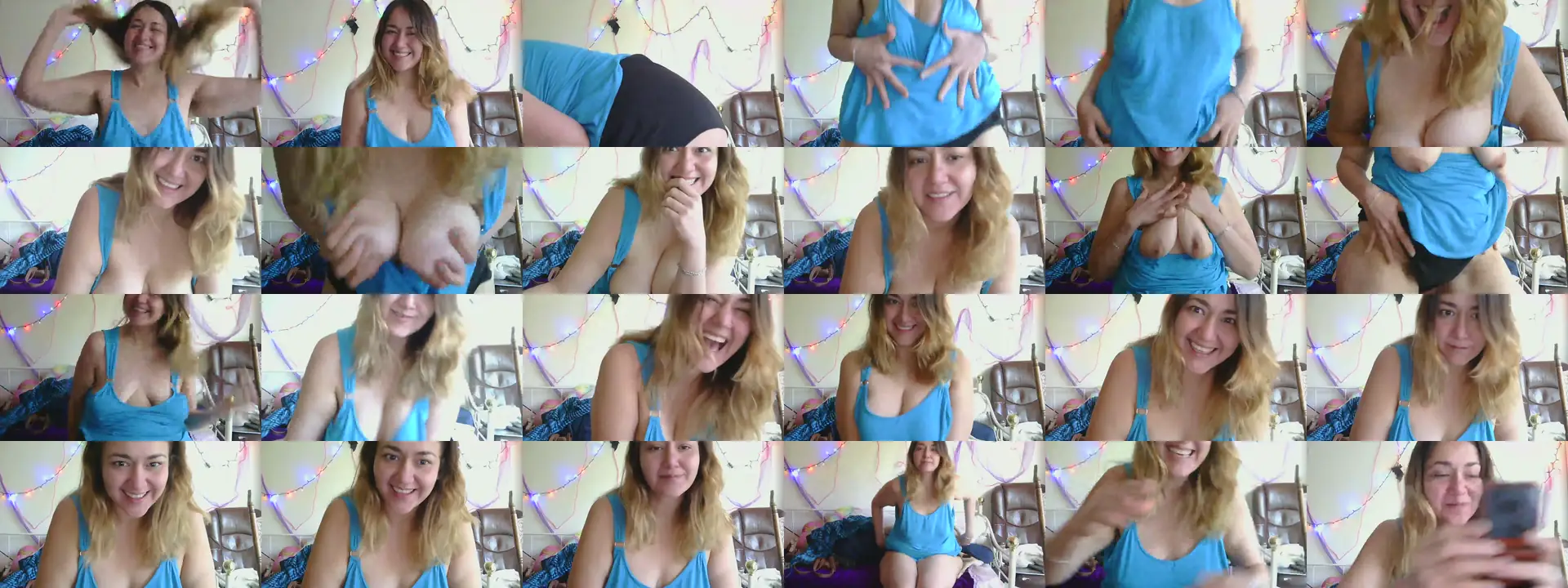 VioletWitchy photo contact sheet