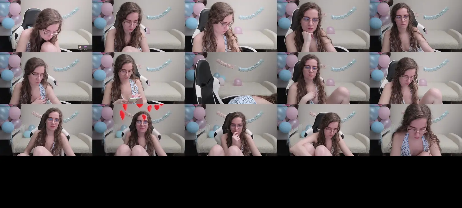 BlueFlowerr photo contact sheet