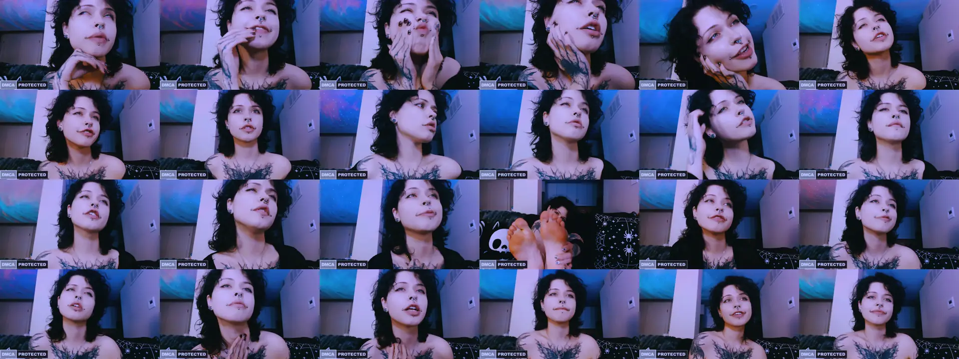 CuddleFoxy photo contact sheet