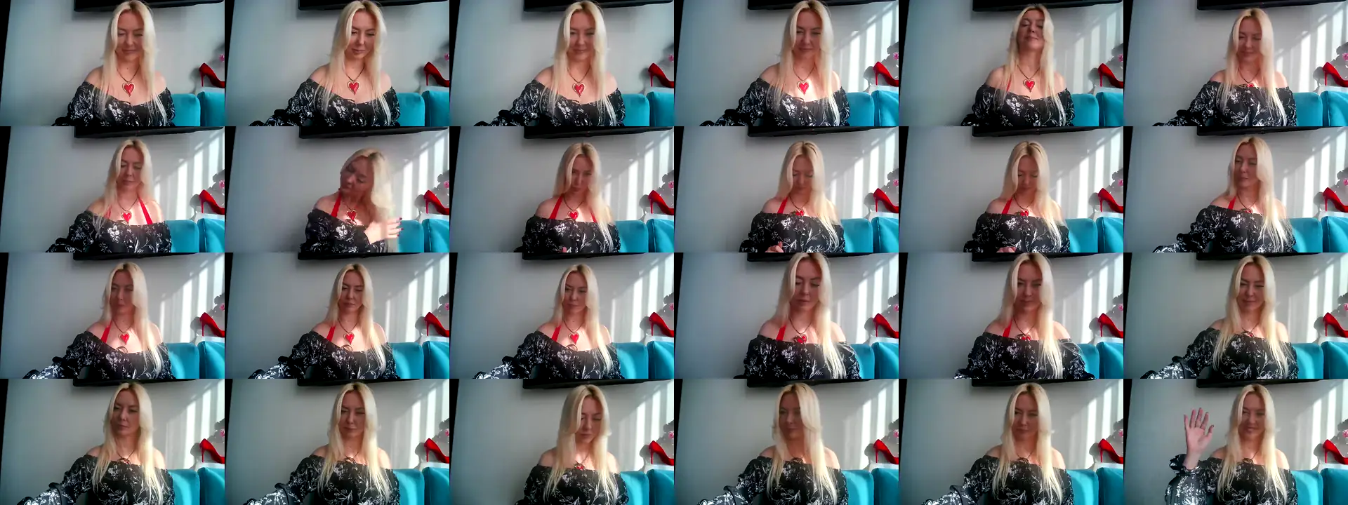 Enarisse photo contact sheet