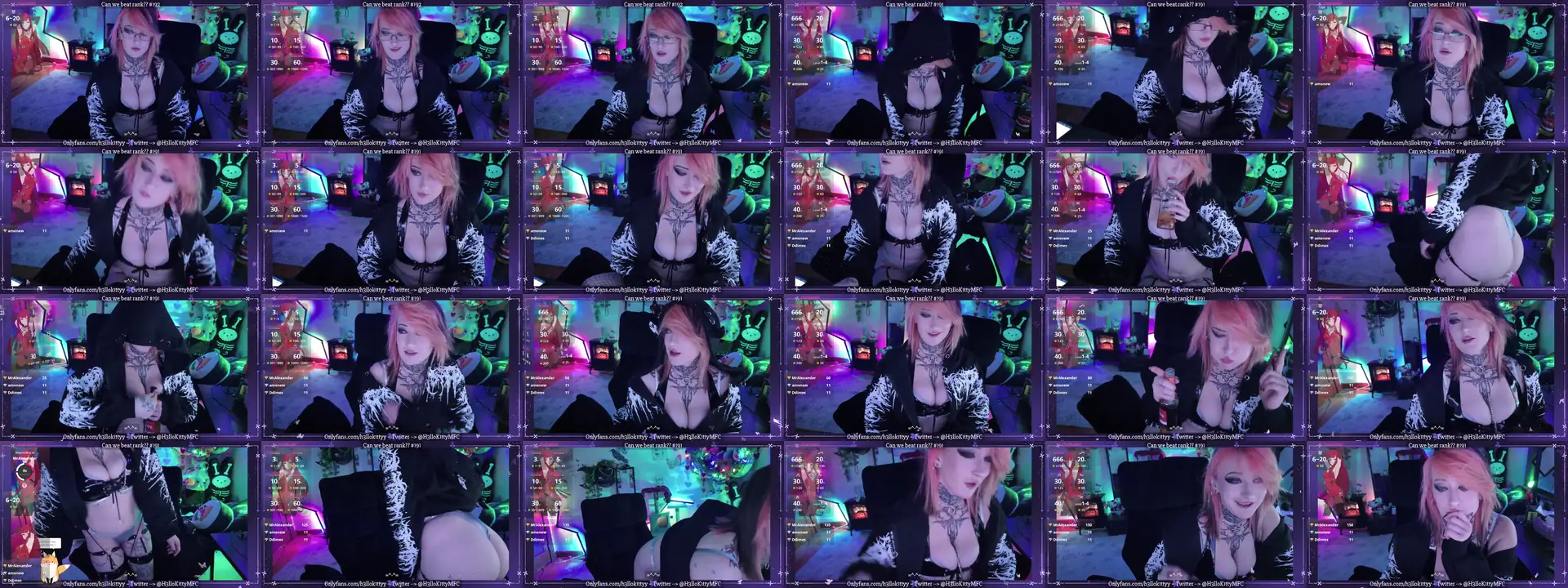 H3llok1tty photo contact sheet