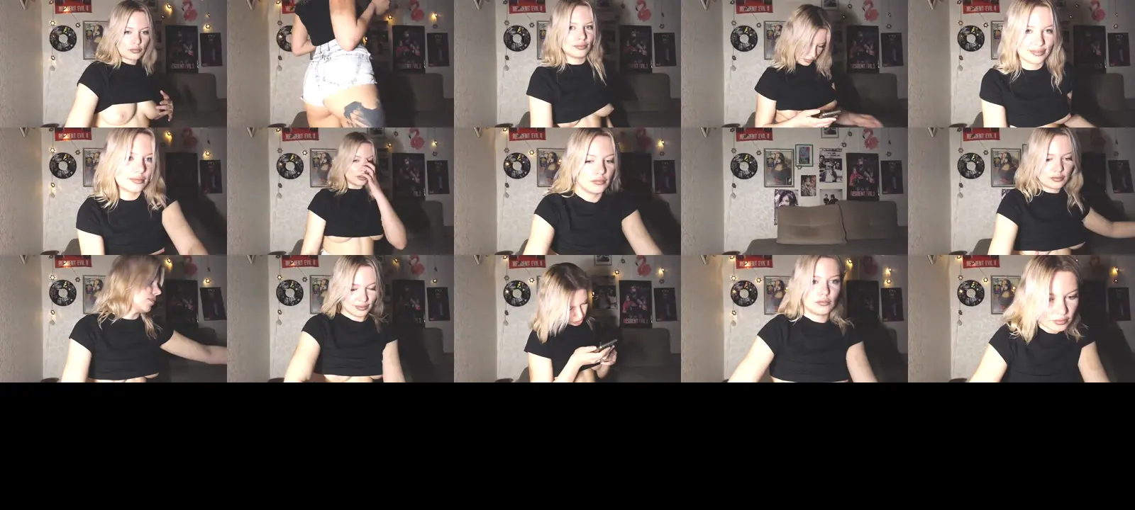 Katrinaa photo contact sheet