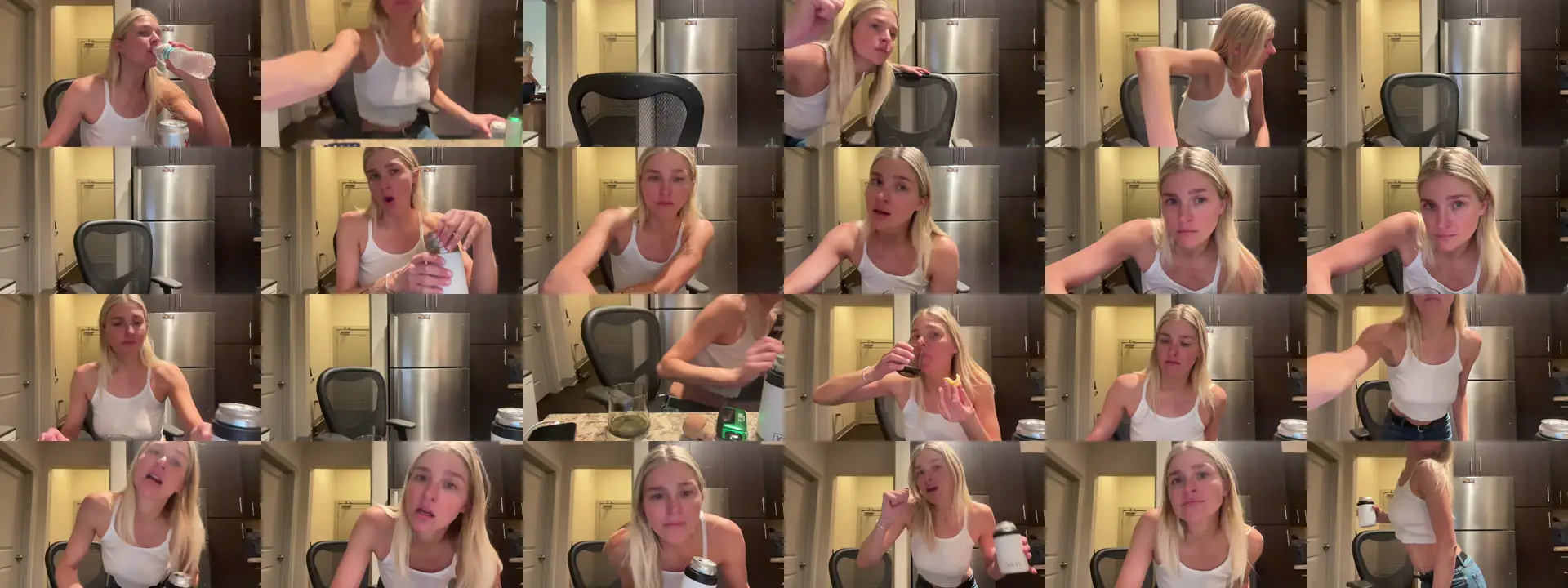 Partygirl1 photo contact sheet