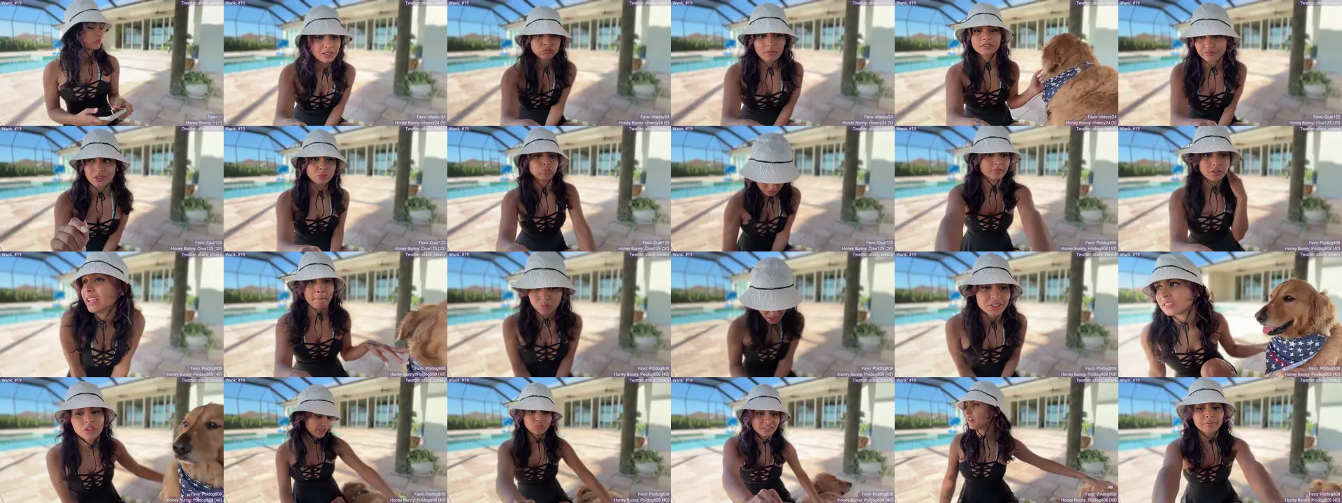 Stacy_x3 photo contact sheet