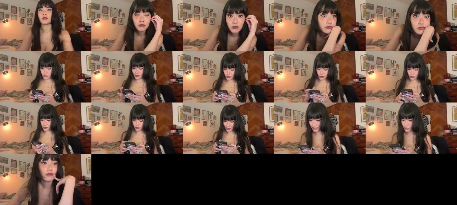 LuluArtist photo contact sheet