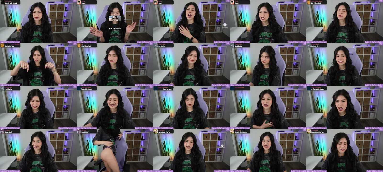 RorrieGomez photo contact sheet