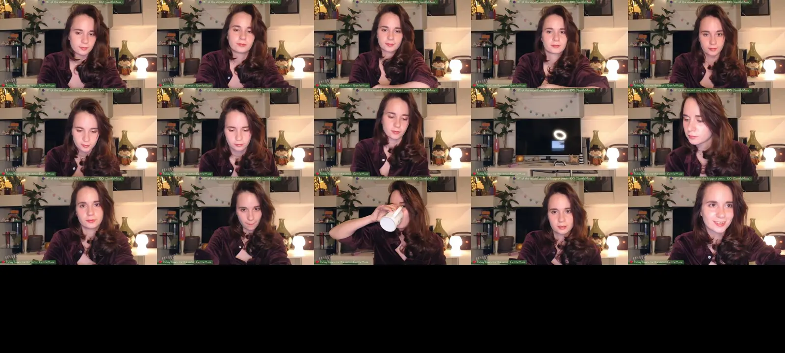 LizzyPeach photo contact sheet