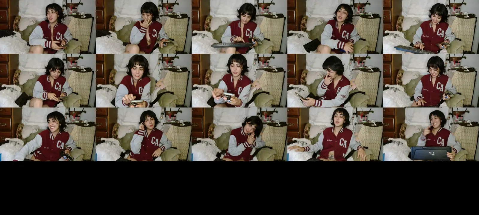 GabyCandy photo contact sheet
