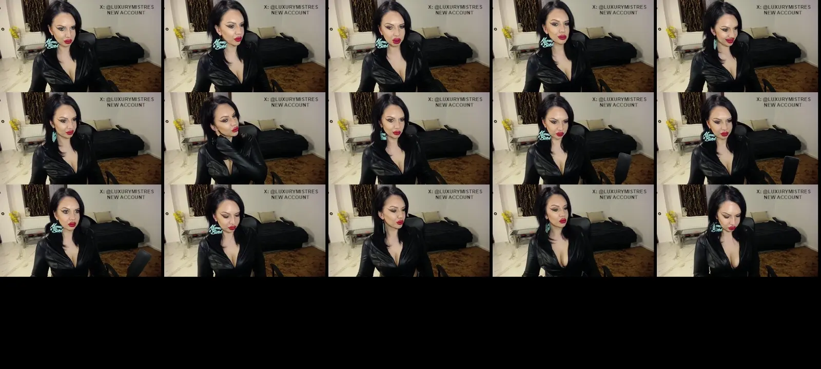 Luxurymistres photo contact sheet