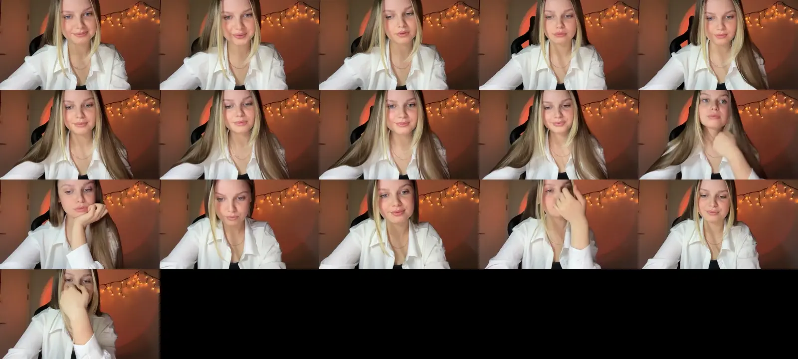 Annaneon photo contact sheet
