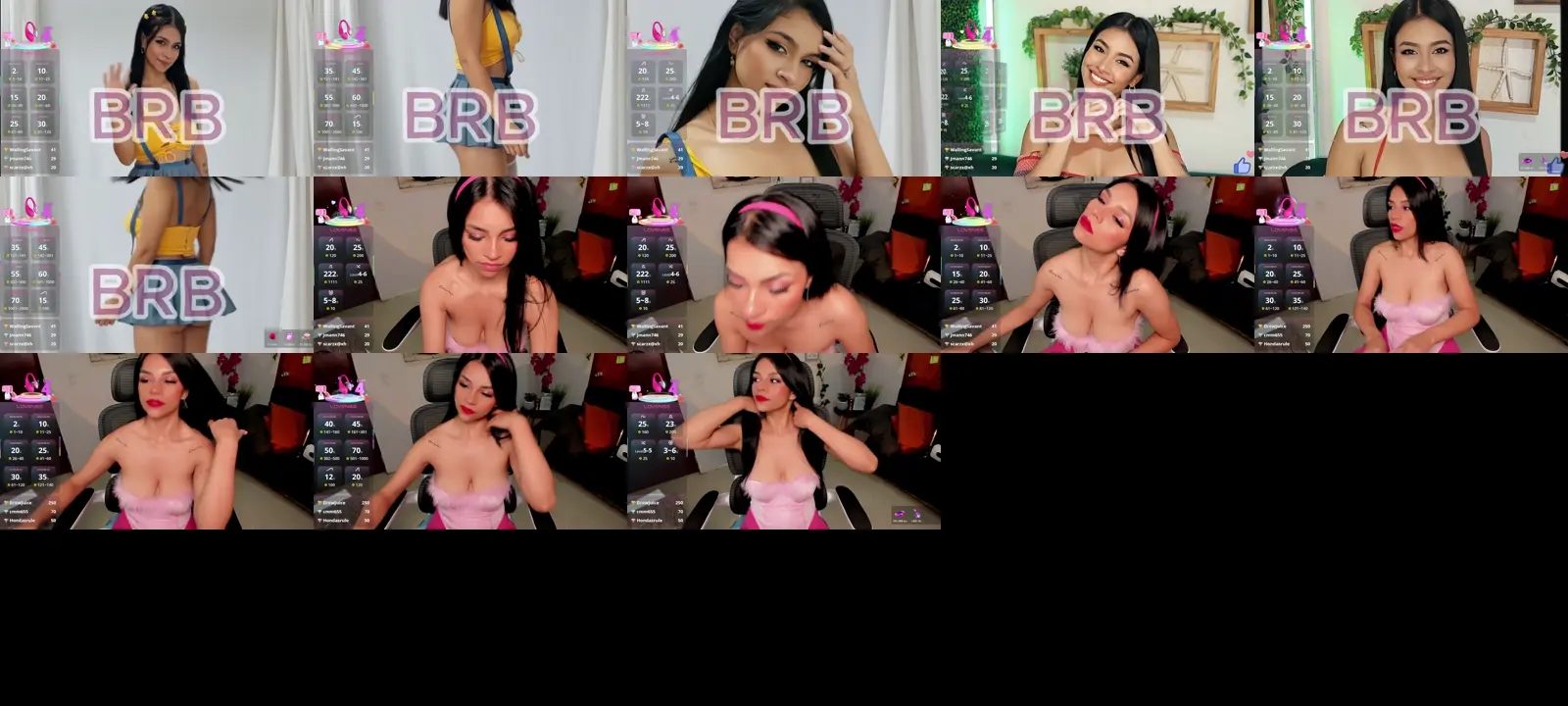 Lili_cutee photo contact sheet