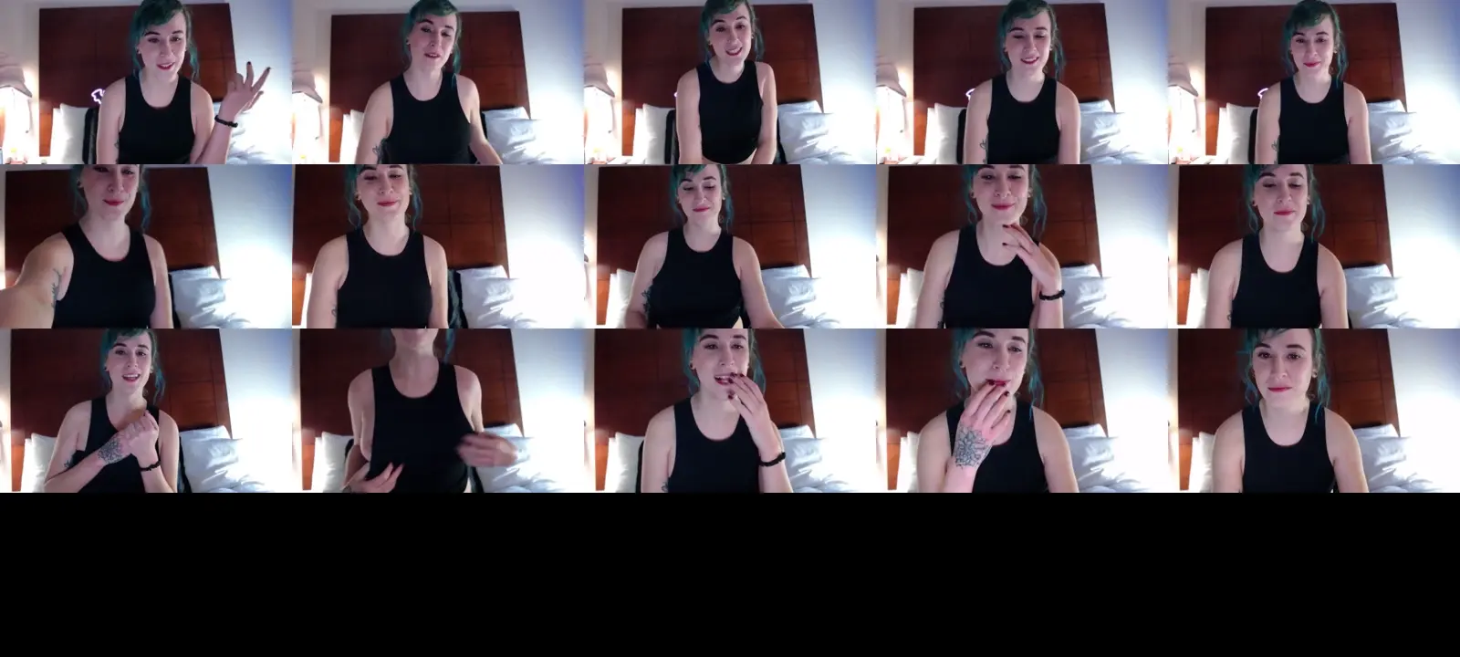 Lillysinxx photo contact sheet