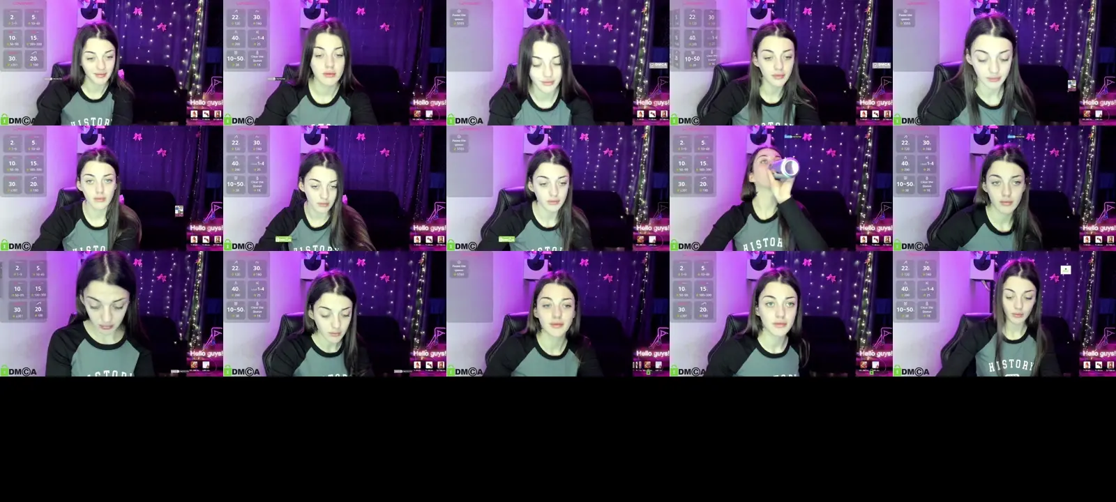 MoonlitMia photo contact sheet