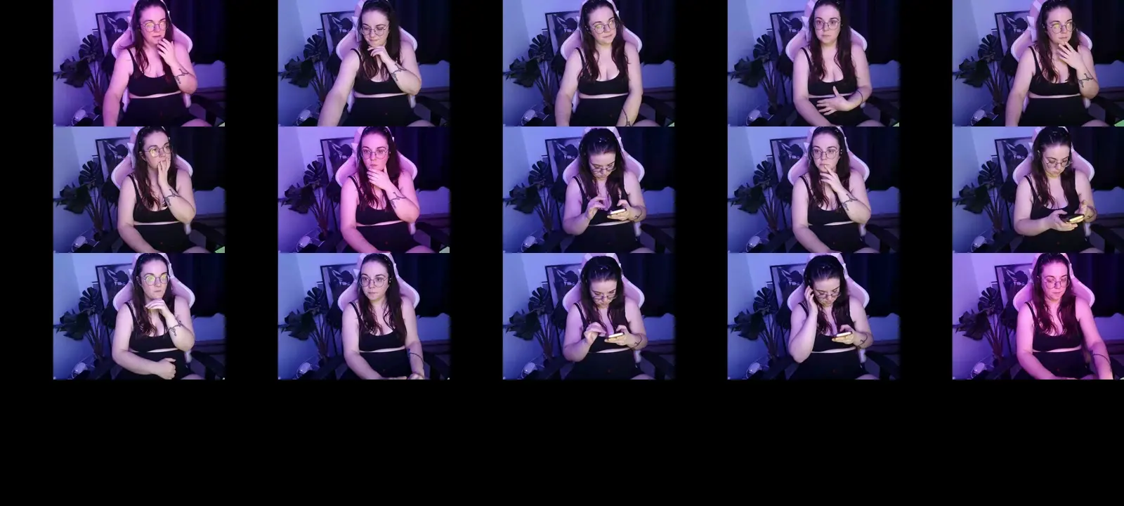 Sbillie photo contact sheet