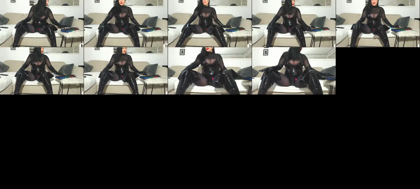 Xsexydomina photo contact sheet
