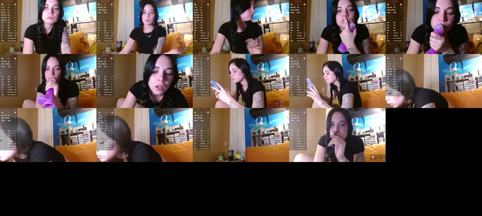 ahungkittykat photo contact sheet