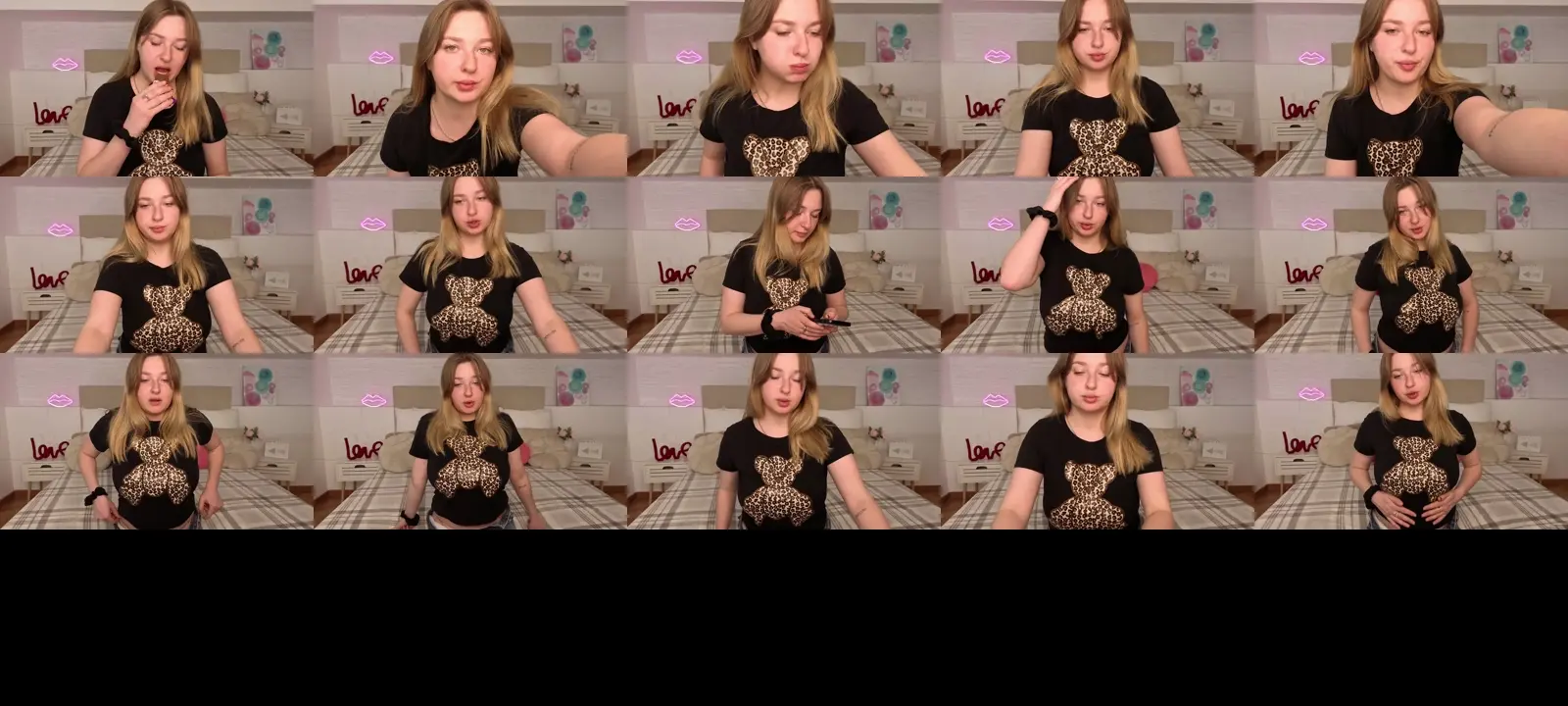 Alice_foxi photo contact sheet