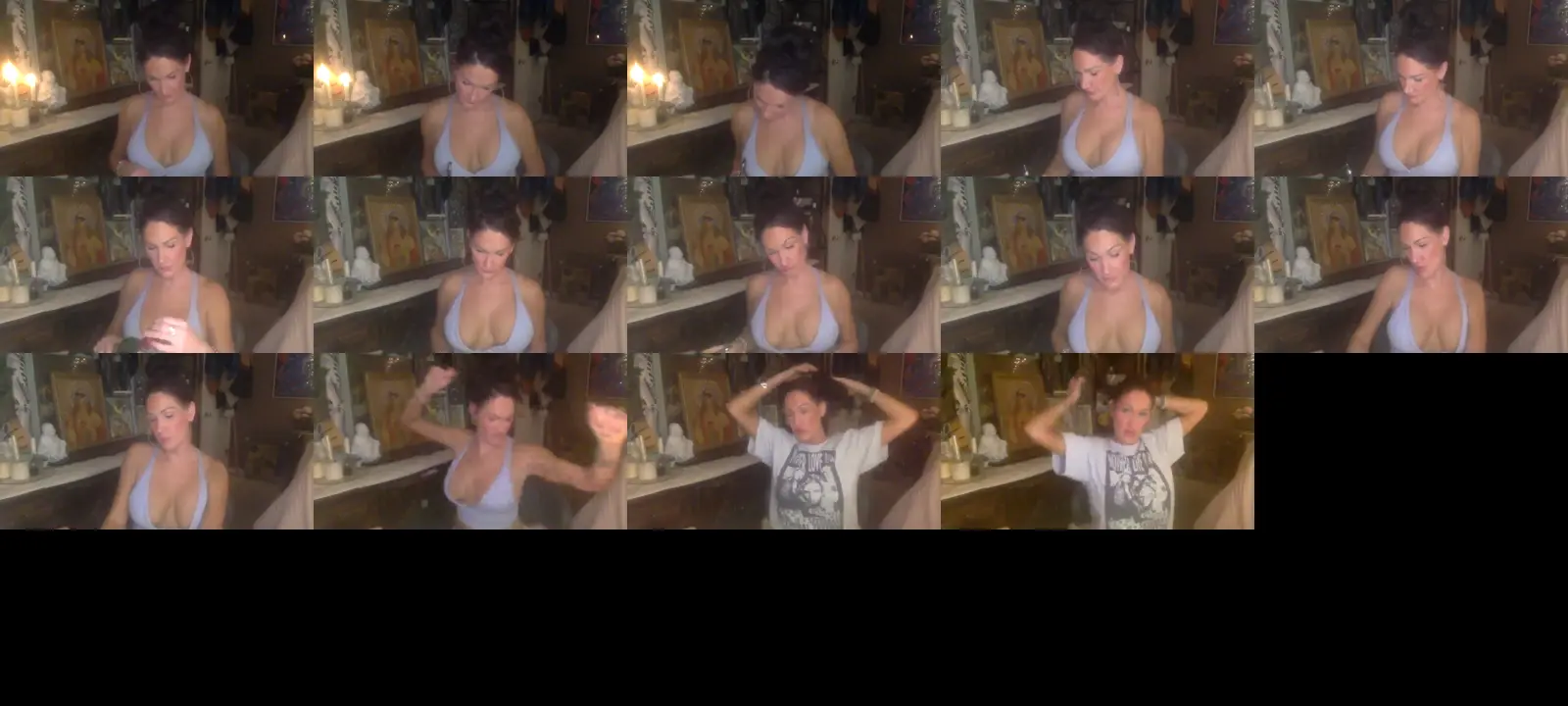 Hotyogababe1 photo contact sheet