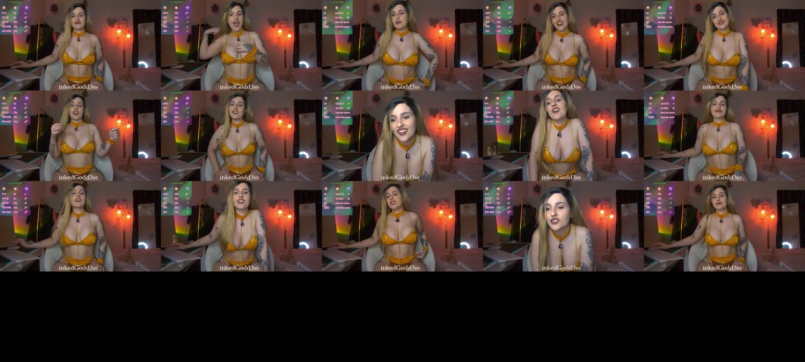InkedGodd3ss photo contact sheet