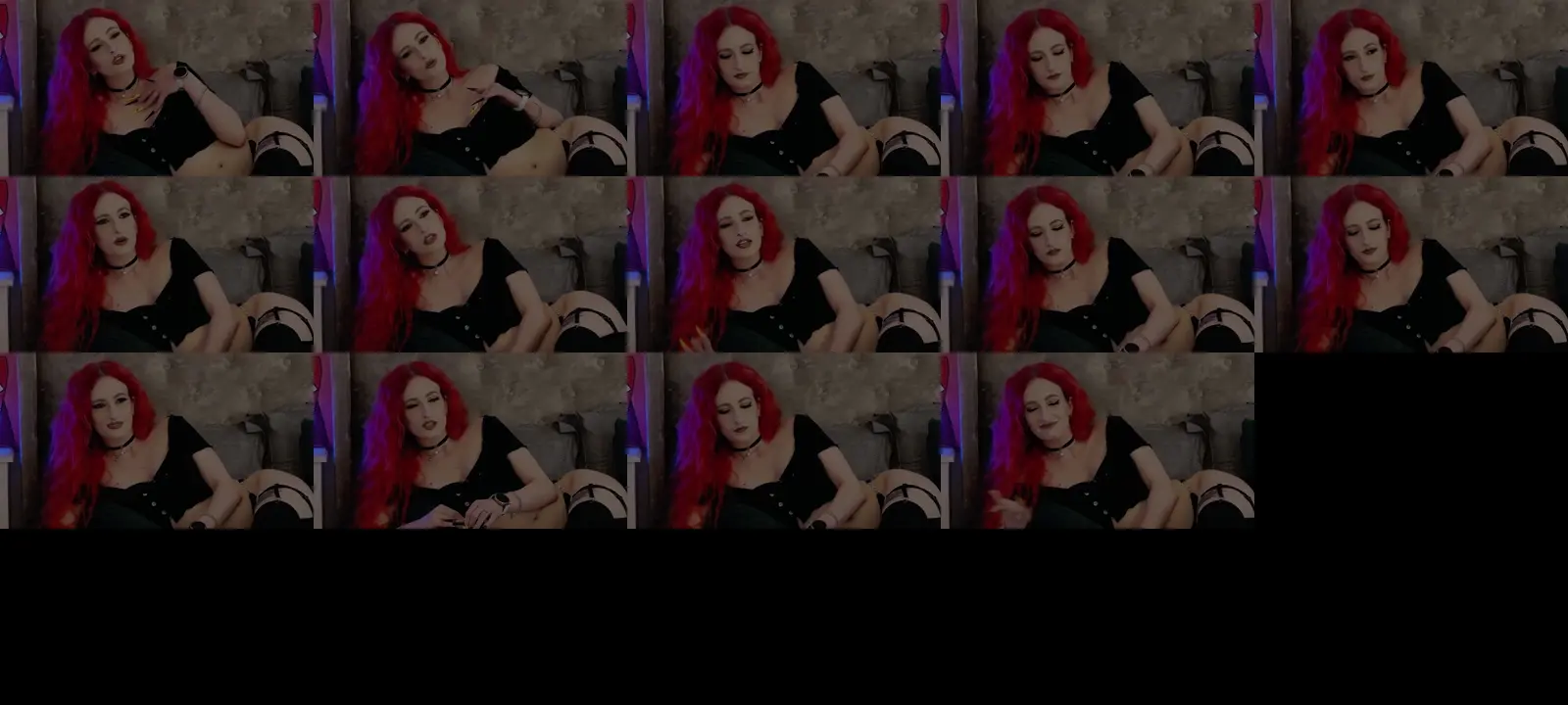 IshaJinx photo contact sheet