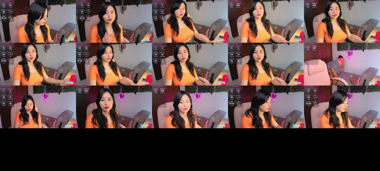 LolaOpalX photo contact sheet