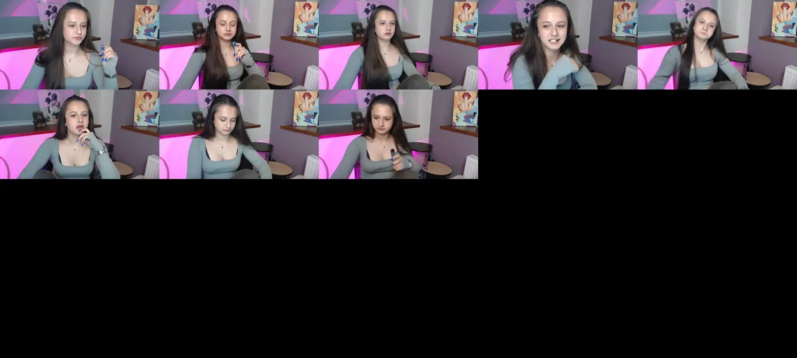 Milky_bunny_ photo contact sheet
