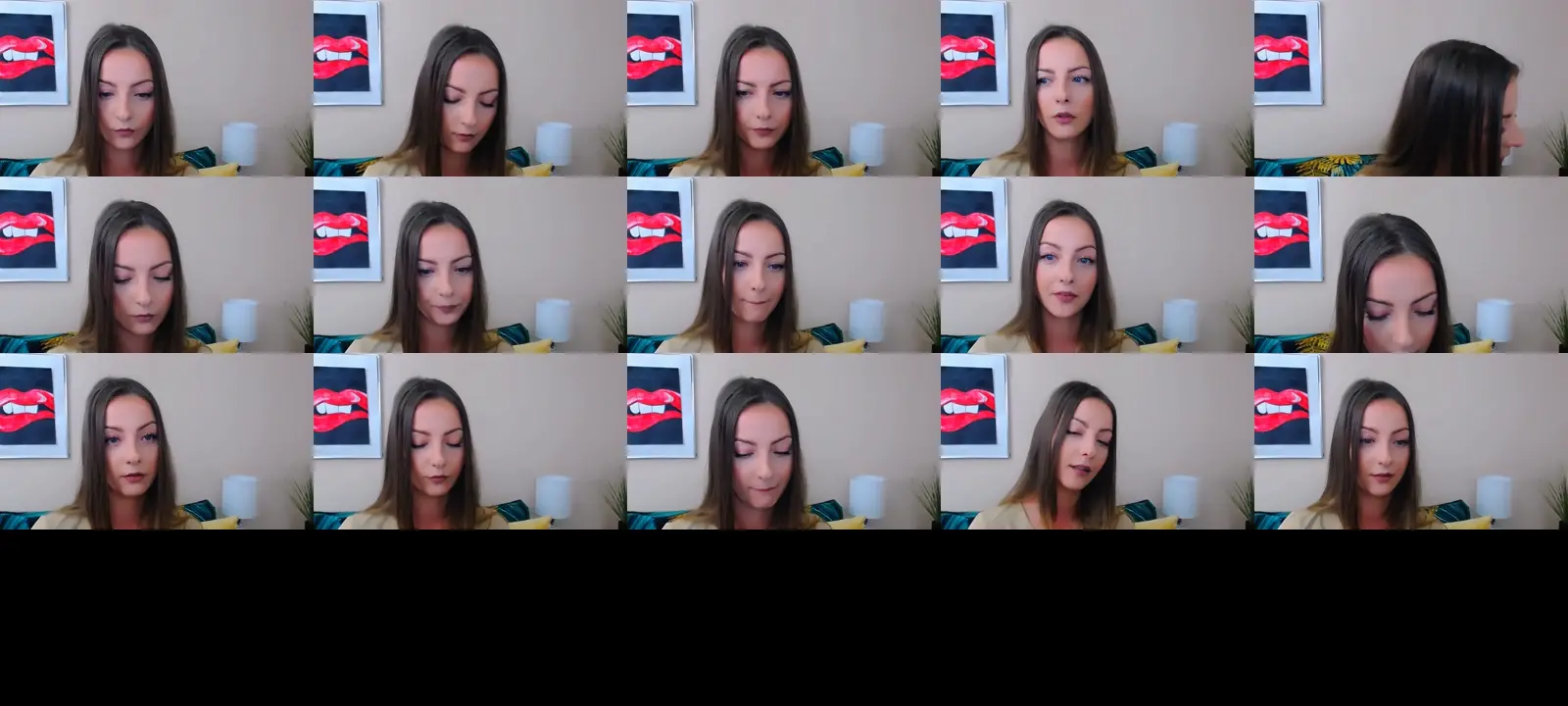 NatalieKiss photo contact sheet