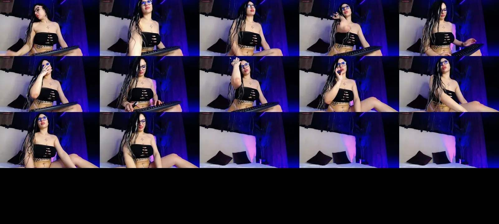 RavenFoxxy photo contact sheet