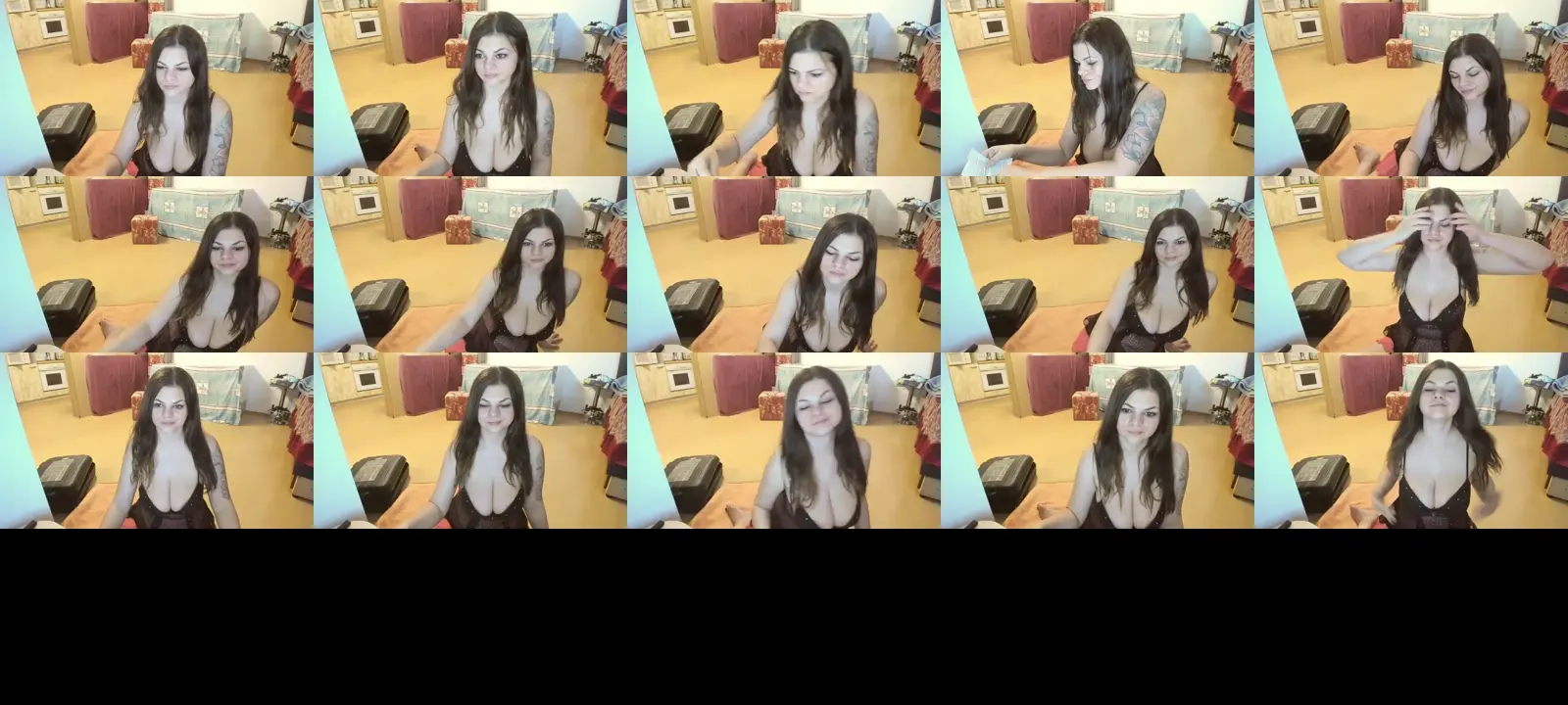 Aymee photo contact sheet