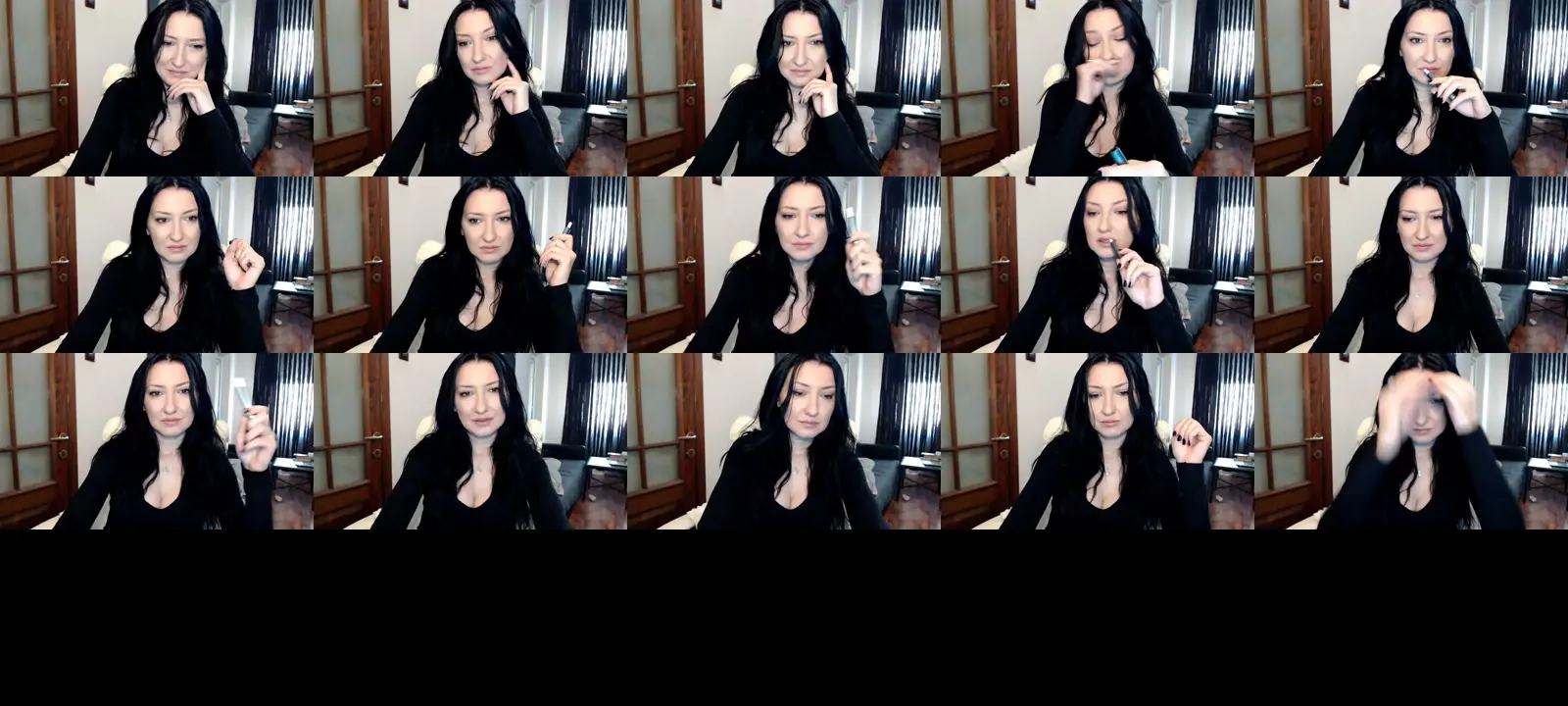 MistressNadia photo contact sheet